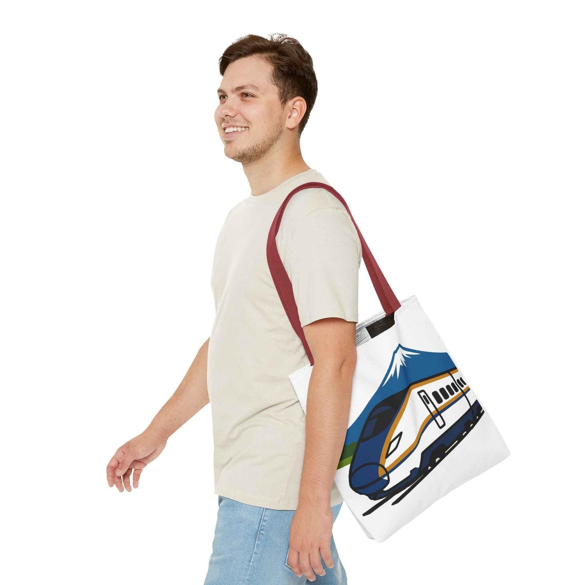 Shinkansen Kagayaki Tote Bag - Japanese Train Design by IROHA studio