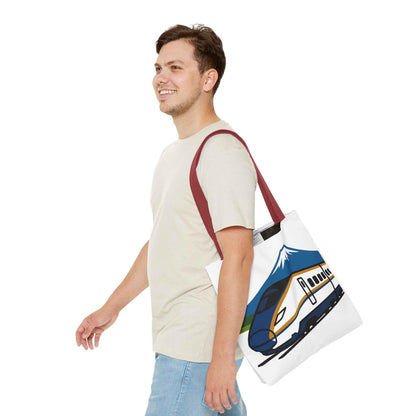 Shinkansen Kagayaki Tote Bag - Japanese Train Design by IROHA studio