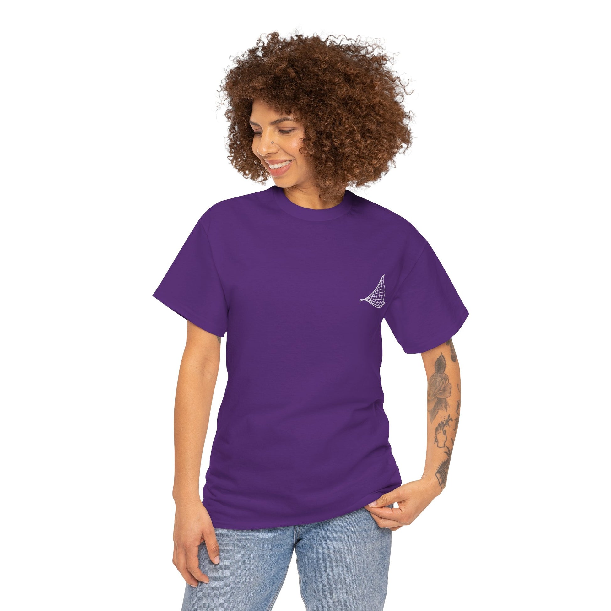 Photo of Flying Fish & Great Wave T-shirt Front– Japanese-Inspired Design from IROHA-STUDIO