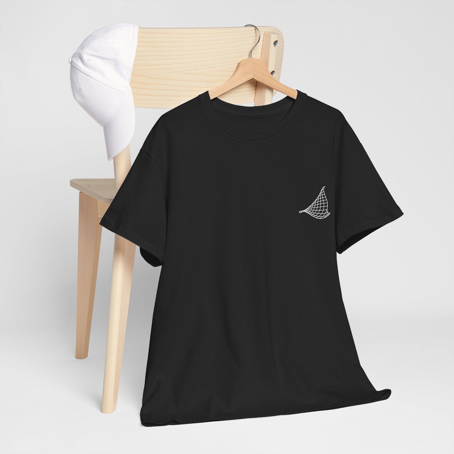 Photo of Flying Fish & Great Wave T-shirt Front – Japanese-Inspired Design from IROHA-STUDIO