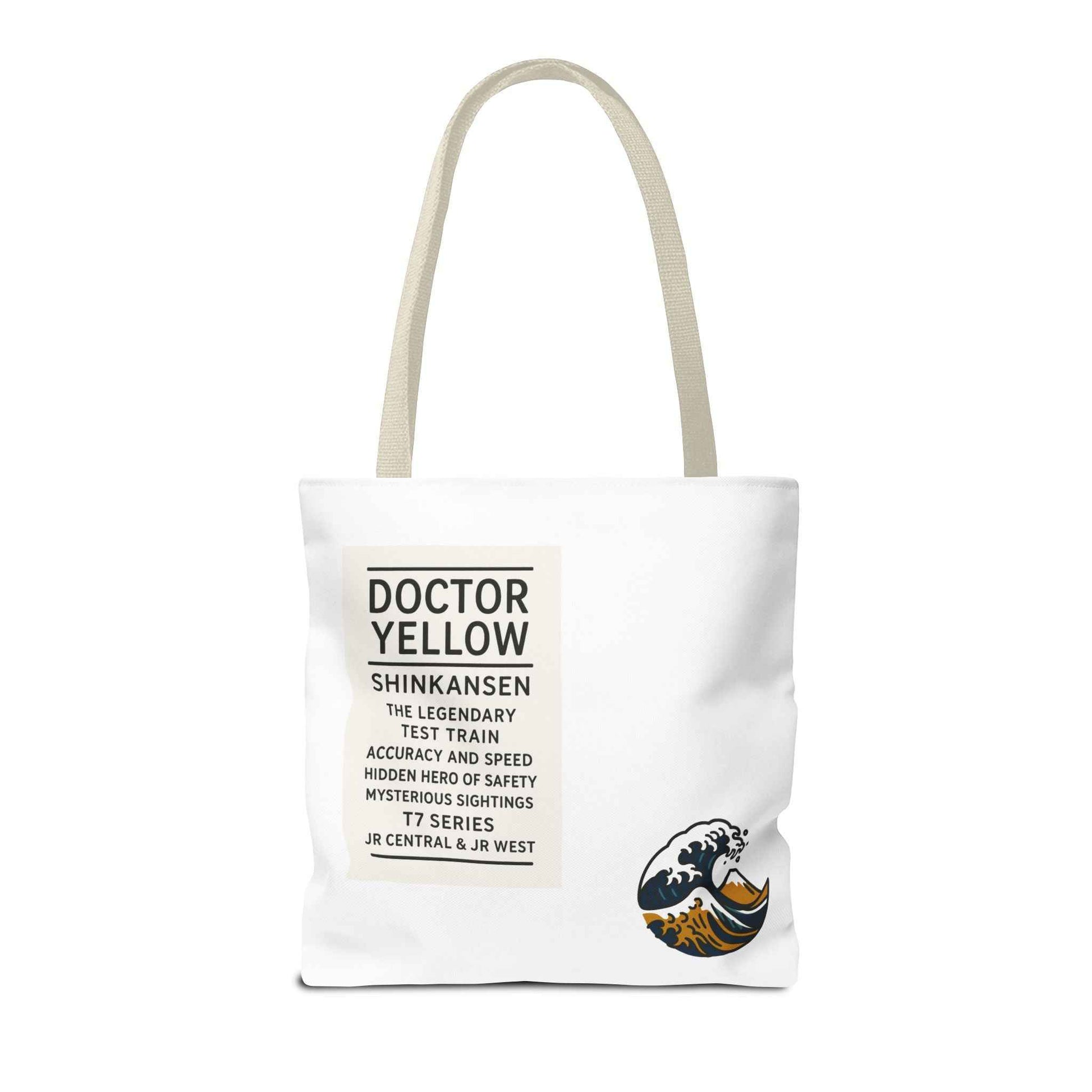 Shinkansen DR Yellow Tote Bag - Mt. Fuji Design by IROHA studio