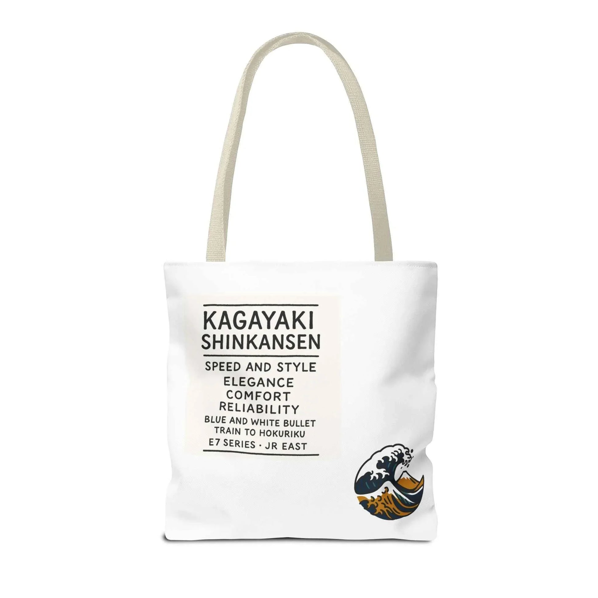 Shinkansen Kagayaki Tote Bag - Japanese Train Design by IROHA studio