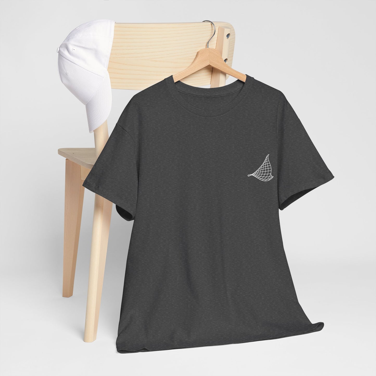 Photo of Flying Fish & Great Wave T-shirt Front – Japanese-Inspired Design from IROHA-STUDIO