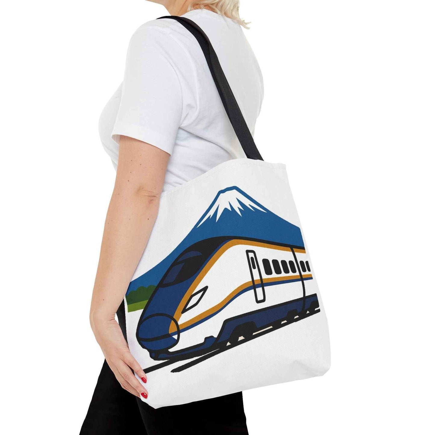 Shinkansen Kagayaki Tote Bag - Japanese Train Design by IROHA studio
