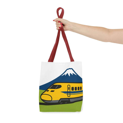 Shinkansen DR Yellow Tote Bag - Mt. Fuji Design by IROHA studio