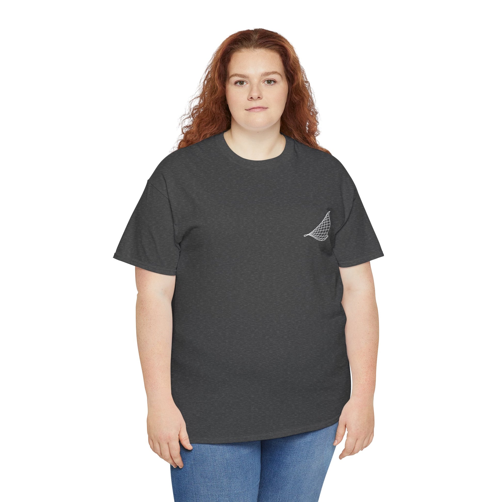 Photo of Flying Fish & Great Wave T-shirt Front – Japanese-Inspired Design from IROHA-STUDIO