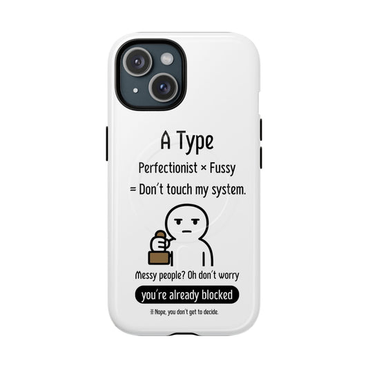 Photo of A Blood Type Phone Case Magnetic Charging Compatible & Bold Personality Design from IROHA - STUDIO