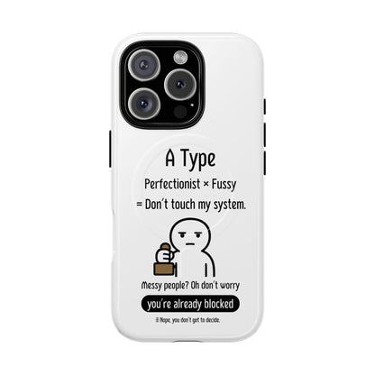 Photo of A Blood Type Phone Case Magnetic Charging Compatible & Bold Personality Design from IROHA - STUDIO