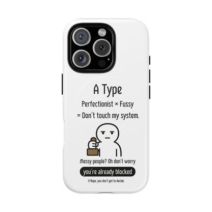 Photo of A Blood Type Phone Case Magnetic Charging Compatible & Bold Personality Design from IROHA - STUDIO
