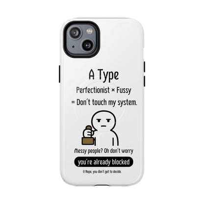 Photo of A Blood Type Phone Case Magnetic Charging Compatible & Bold Personality Design from IROHA - STUDIO