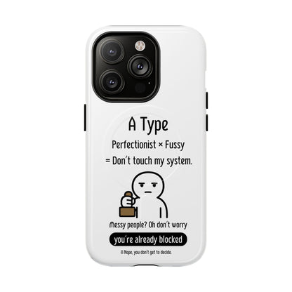 Photo of A Blood Type Phone Case Magnetic Charging Compatible & Bold Personality Design from IROHA - STUDIO
