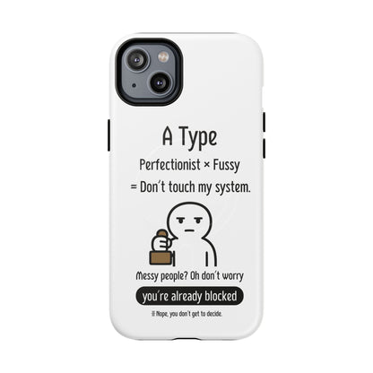 Photo of A Blood Type Phone Case Magnetic Charging Compatible & Bold Personality Design from IROHA - STUDIO