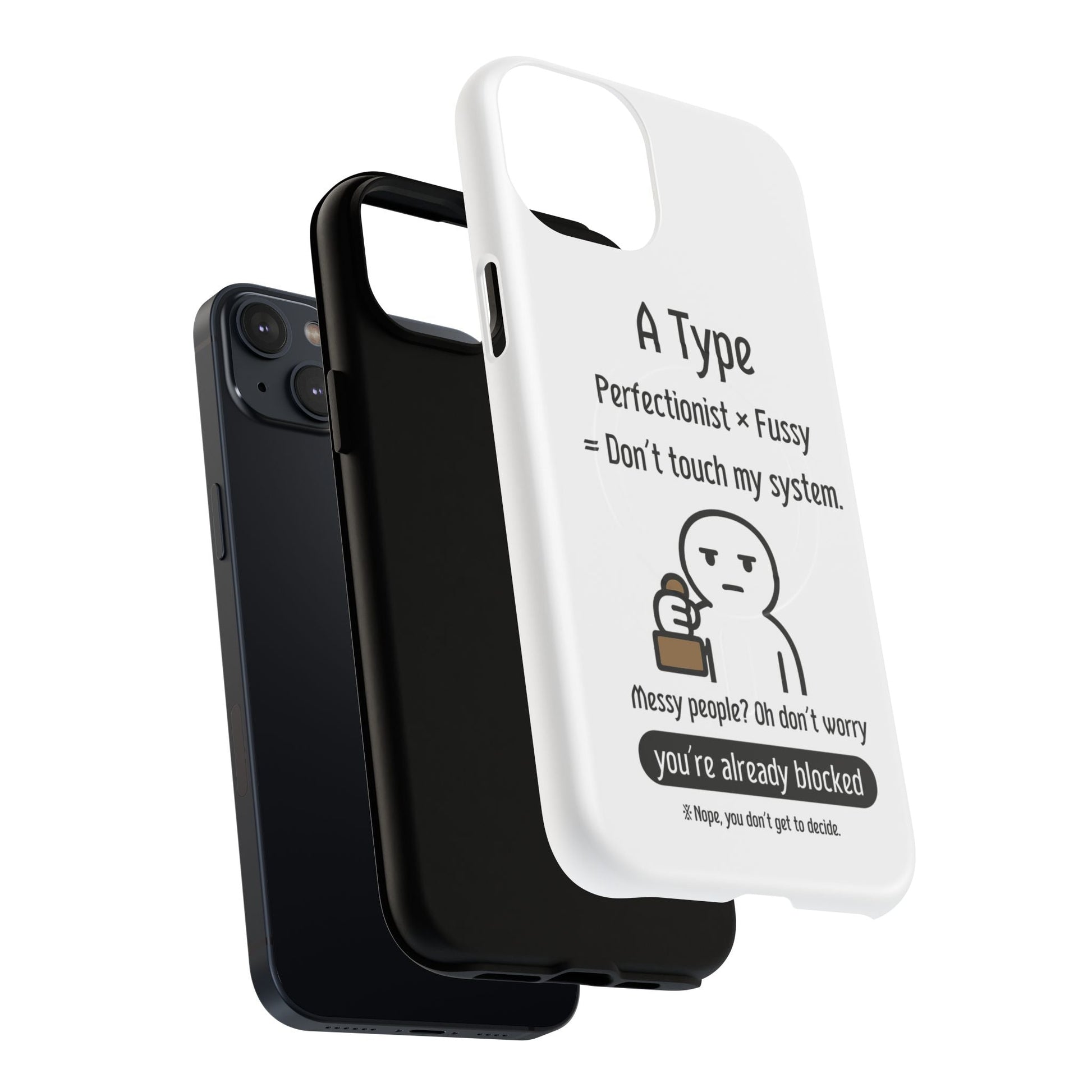 Photo of A Blood Type Phone Case Magnetic Charging Compatible & Bold Personality Design from IROHA - STUDIO