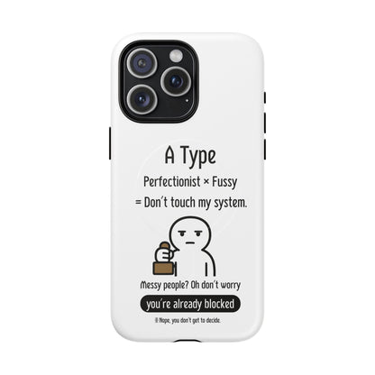 Photo of A Blood Type Phone Case Magnetic Charging Compatible & Bold Personality Design from IROHA - STUDIO
