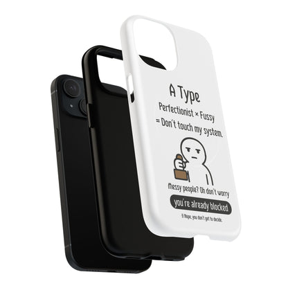 Photo of A Blood Type Phone Case Magnetic Charging Compatible & Bold Personality Design from IROHA - STUDIO