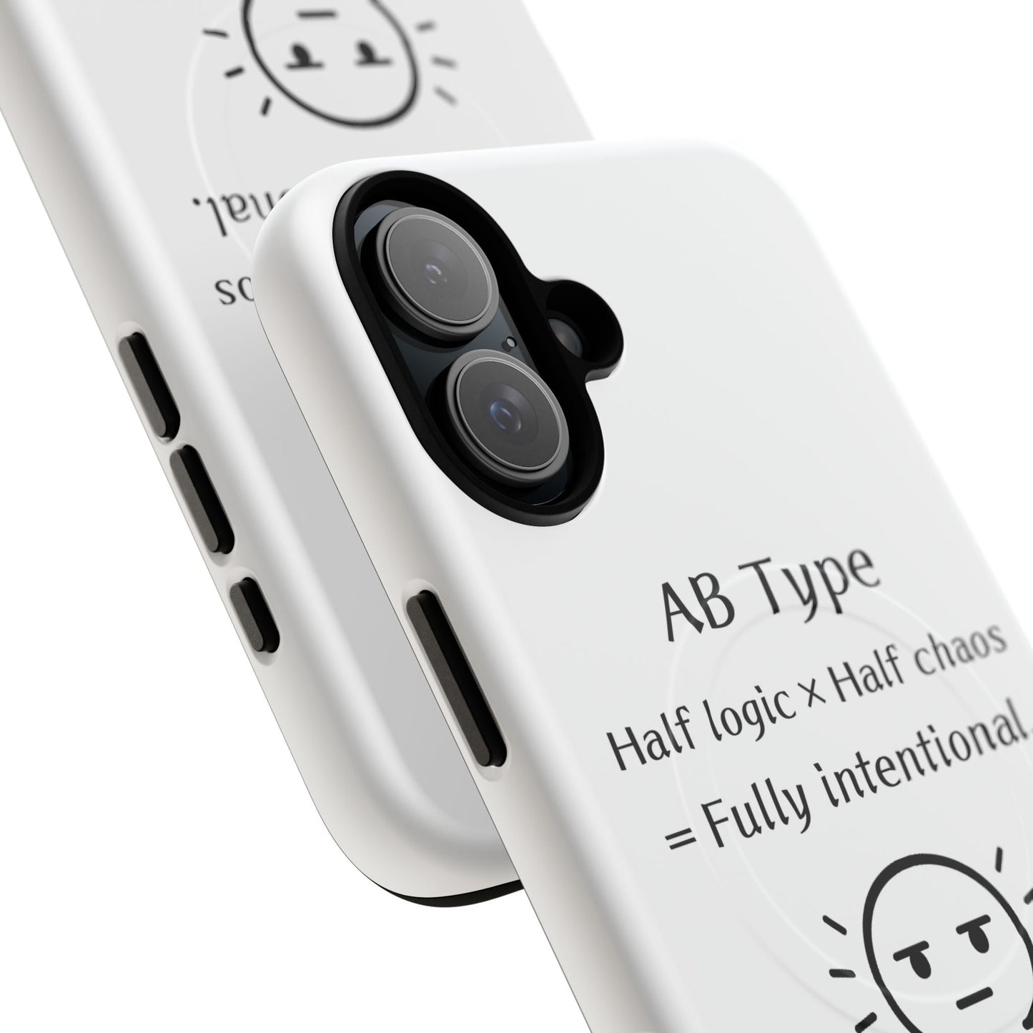 Photo of AB Blood Type Phone Case Magnetic Charging Compatible & Bold Personality Design from IROHA - STUDIO