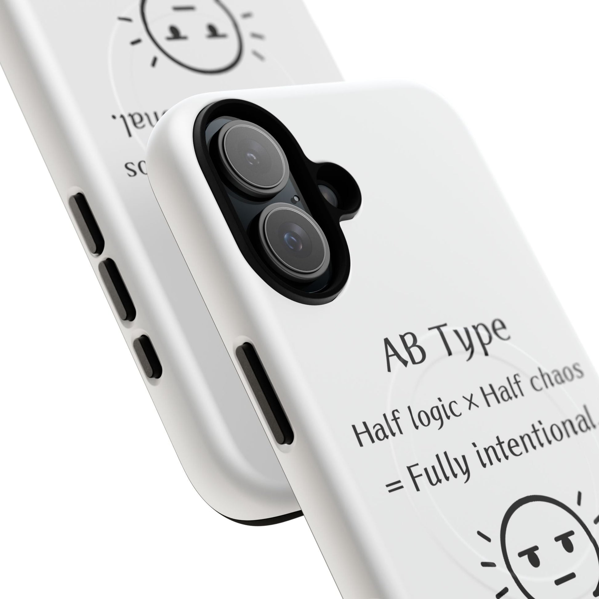 Photo of AB Blood Type Phone Case Magnetic Charging Compatible & Bold Personality Design from IROHA - STUDIO