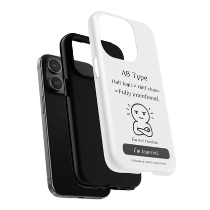 Photo of AB Blood Type Phone Case Magnetic Charging Compatible & Bold Personality Design from IROHA - STUDIO