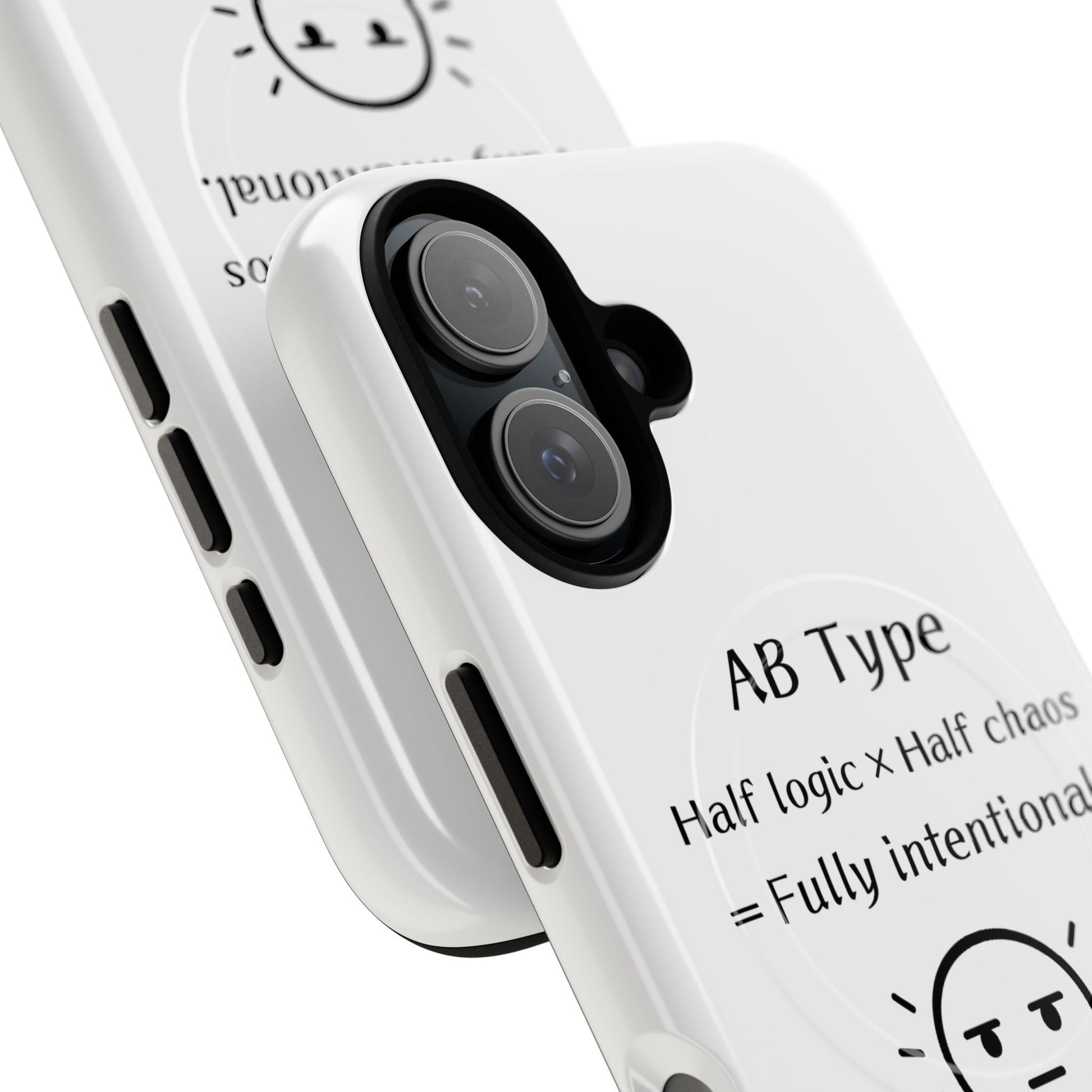 Photo of AB Blood Type Phone Case Magnetic Charging Compatible & Bold Personality Design from IROHA - STUDIO