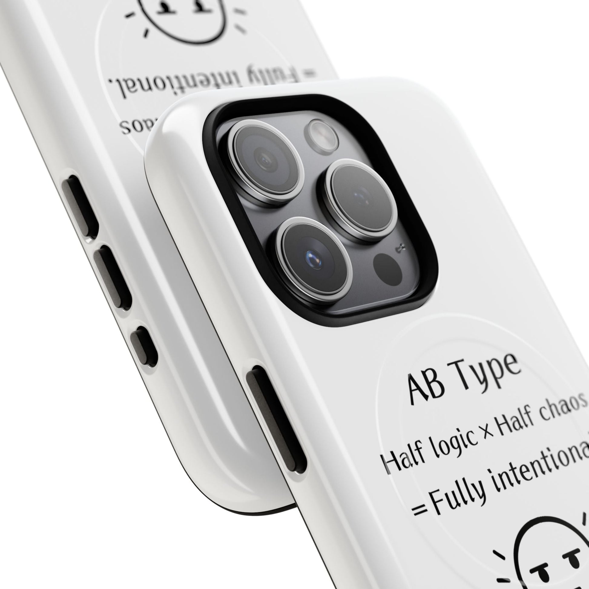Photo of AB Blood Type Phone Case Magnetic Charging Compatible & Bold Personality Design from IROHA - STUDIO
