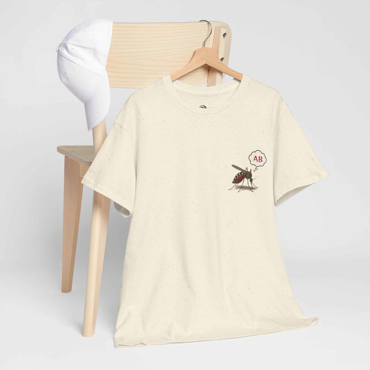 AB Blood Type T-Shirt - Funny Insect Tee Japanese Humour Gift Natural by IROHA-studio