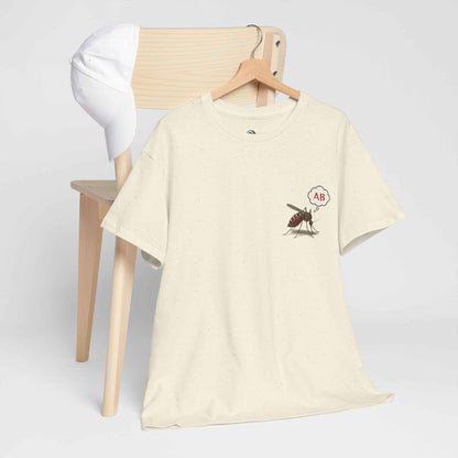 AB Blood Type T-Shirt - Funny Insect Tee Japanese Humour Gift Natural by IROHA-studio