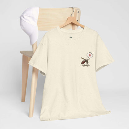 B Blood Type T-Shirt - Funny Insect Tee Japanese Humour Gift Natural by IROHA-studio