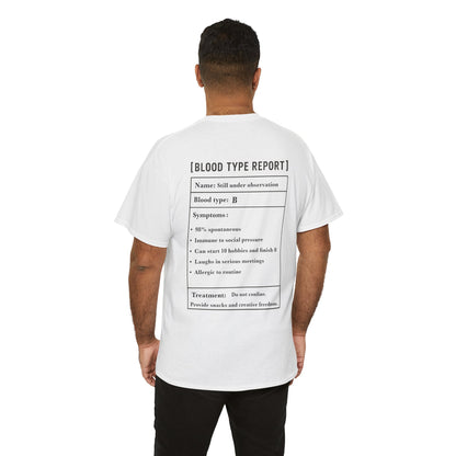 Photo of B Blood Type T-Shirt – Funny Insect Tee Japanese Humour Gift from IROHA - STUDIO