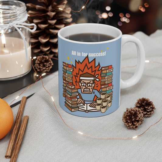 Photo of Hustle Fuel Mug (Boy)| Motivational Coffee Cup for Study & Work” from IROHA - STUDIO