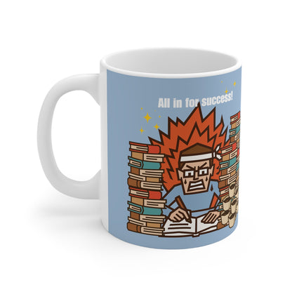 Photo of Hustle Fuel Mug (Boy)| Motivational Coffee Cup for Study & Work” from IROHA - STUDIO