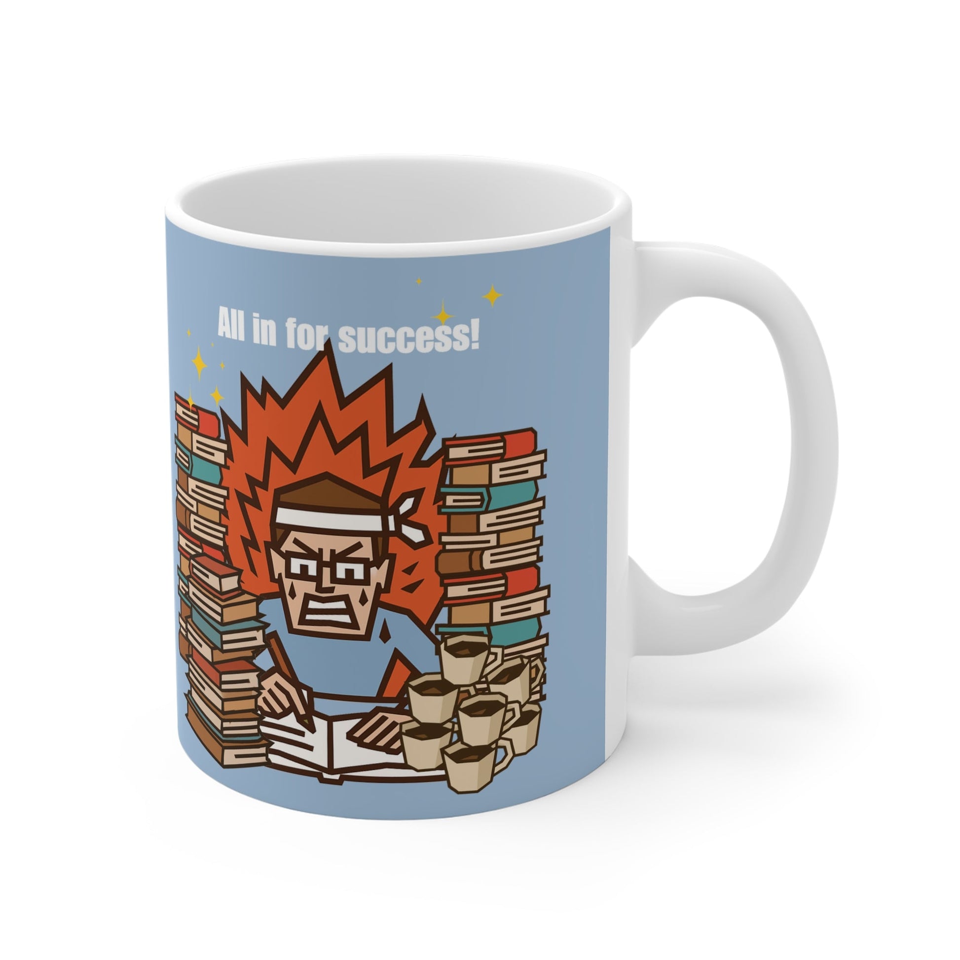 Photo of Hustle Fuel Mug (Boy)| Motivational Coffee Cup for Study & Work” from IROHA - STUDIO