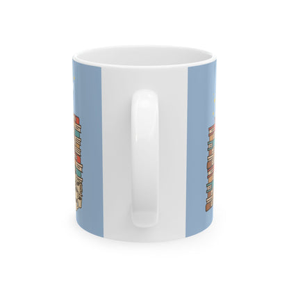 Hustle Fuel Mug (Boy)| Motivational Coffee Cup for Study & Work” by IROHA-studio