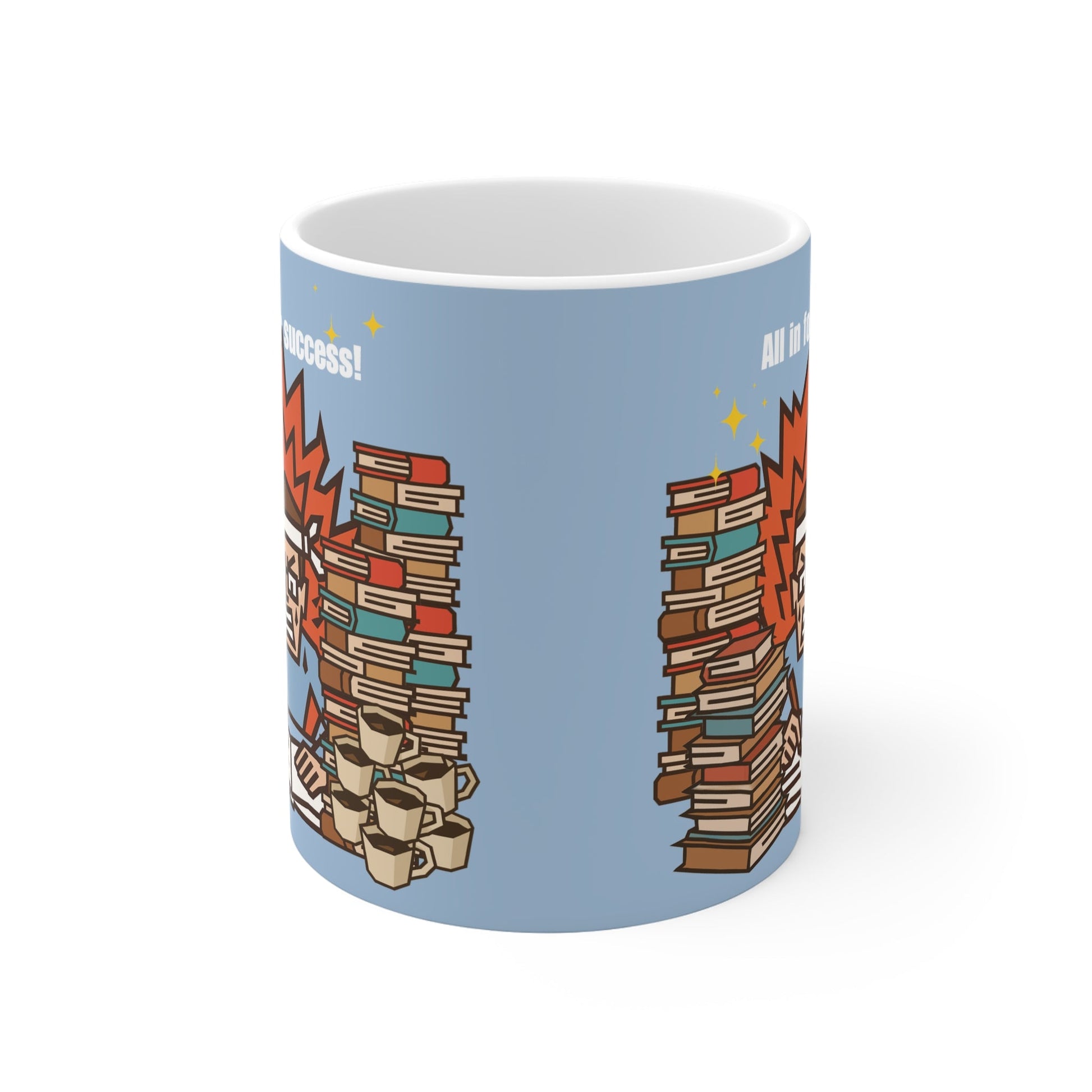 Photo of Hustle Fuel Mug (Boy)| Motivational Coffee Cup for Study & Work” from IROHA - STUDIO