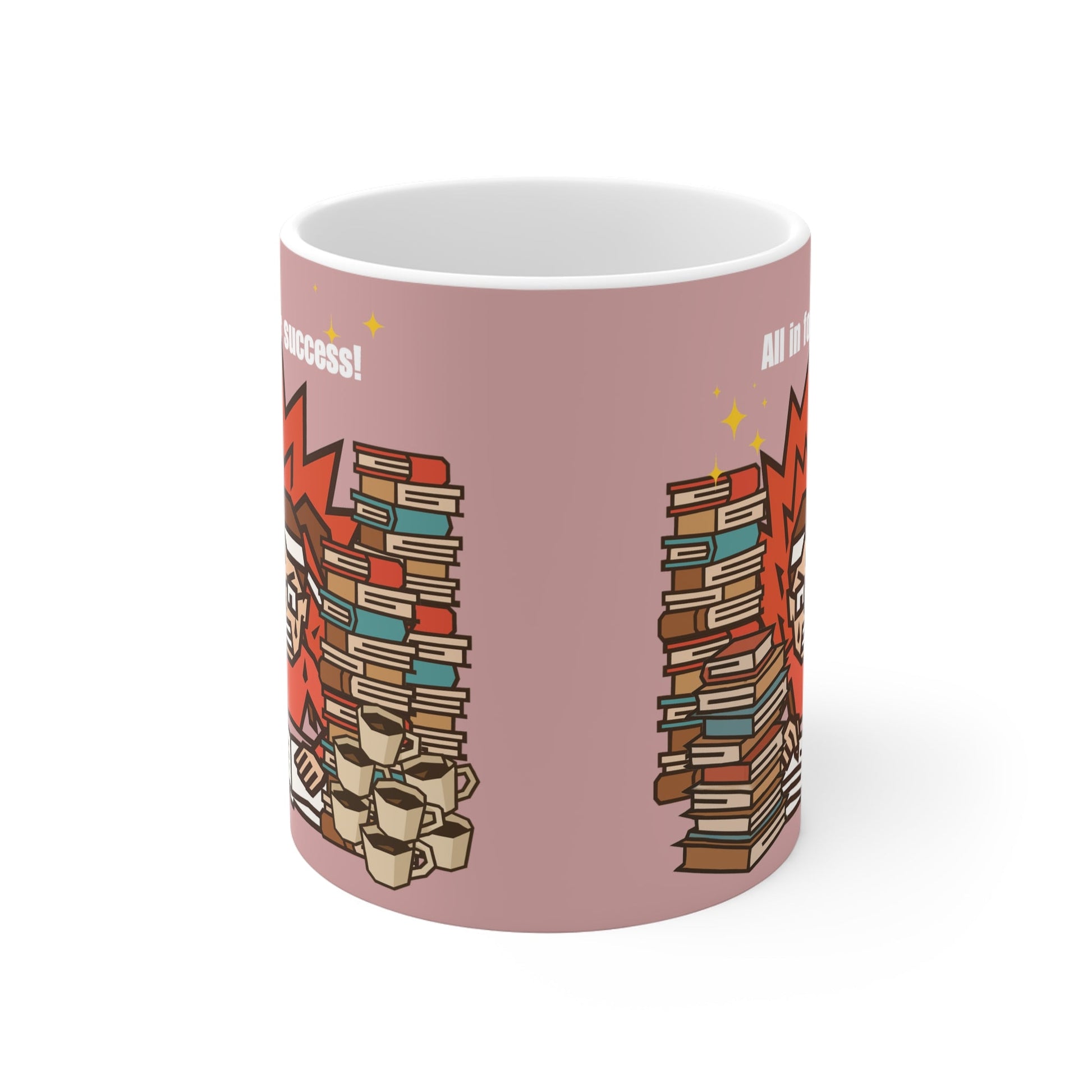 Photo of Hustle Fuel Mug (Girl)| Motivational Coffee Cup for Study & Work from IROHA - STUDIO