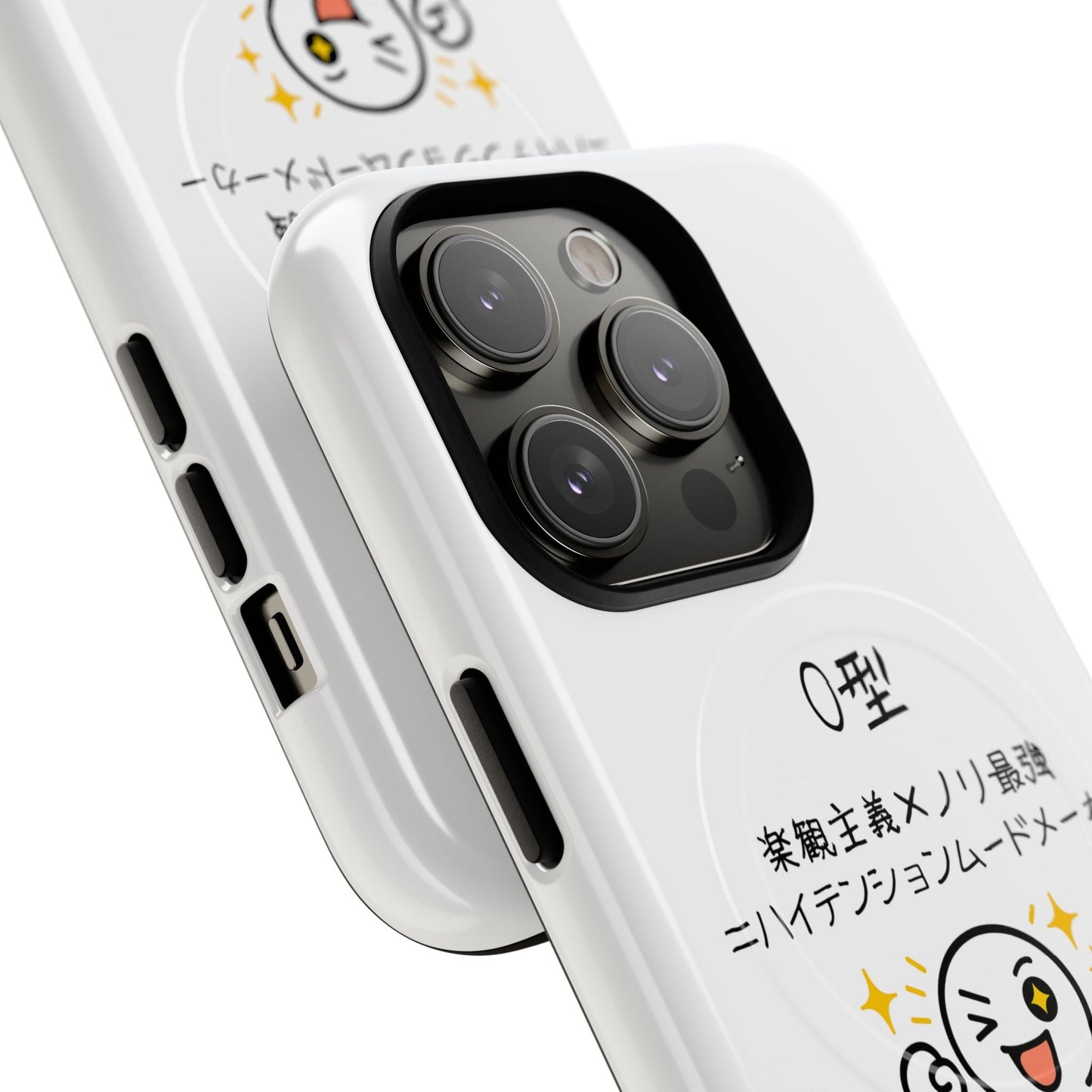 Photo of O Blood Type Phone Case Magnetic Charging Compatible & Bold Personality Design (Japanese) from IROHA - STUDIO