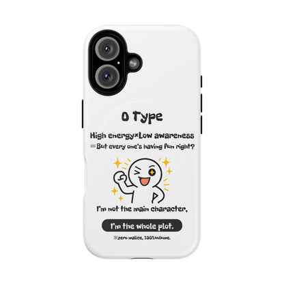 Photo of O Blood Type Phone Case Magnetic Charging Compatible & Bold Personality Design from IROHA - STUDIO