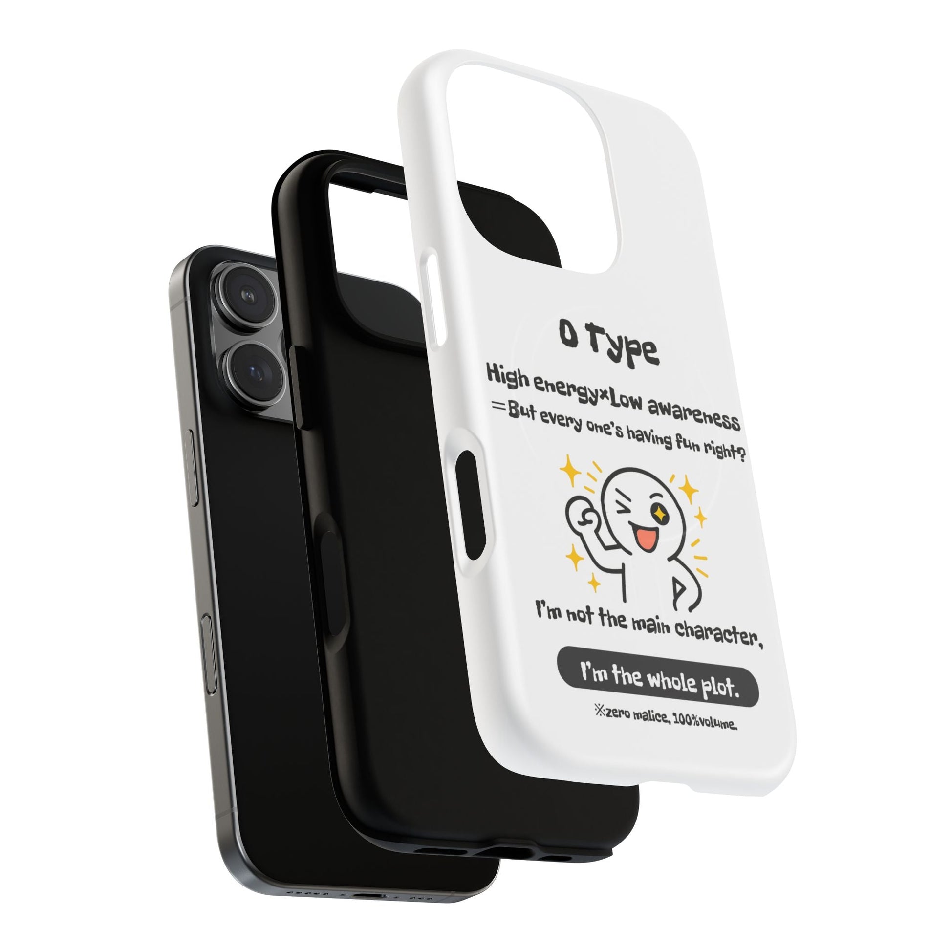 Photo of O Blood Type Phone Case Magnetic Charging Compatible & Bold Personality Design from IROHA - STUDIO