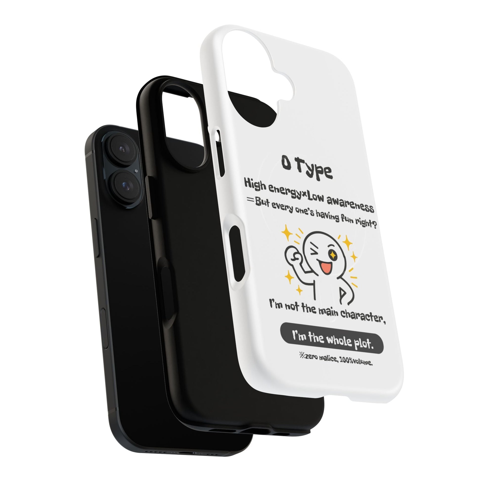 Photo of O Blood Type Phone Case Magnetic Charging Compatible & Bold Personality Design from IROHA - STUDIO