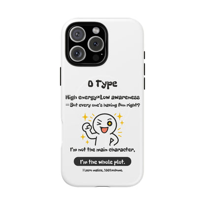 Photo of O Blood Type Phone Case Magnetic Charging Compatible & Bold Personality Design from IROHA - STUDIO