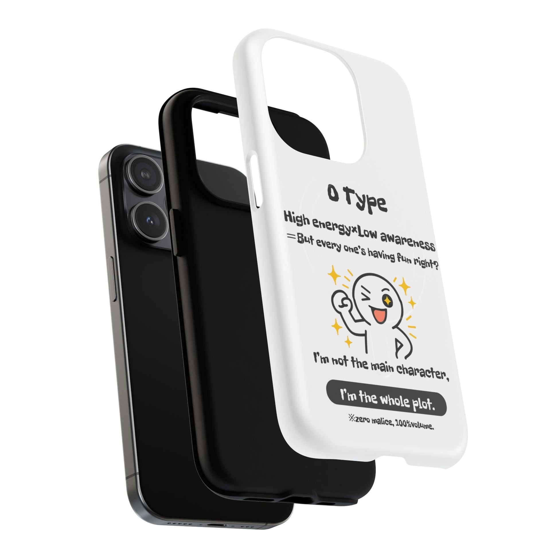 Photo of O Blood Type Phone Case Magnetic Charging Compatible & Bold Personality Design from IROHA - STUDIO