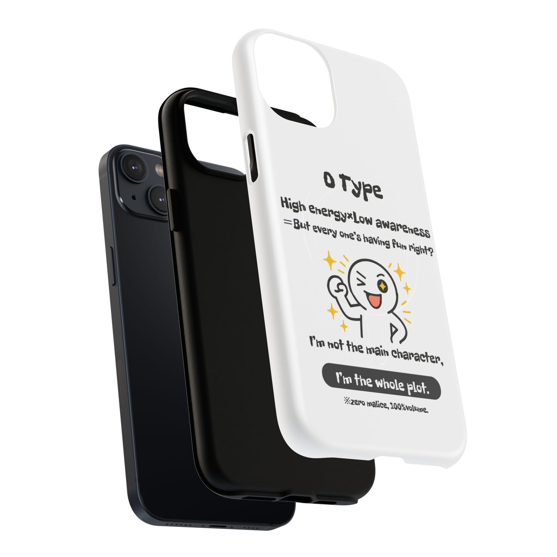 Photo of O Blood Type Phone Case Magnetic Charging Compatible & Bold Personality Design from IROHA - STUDIO