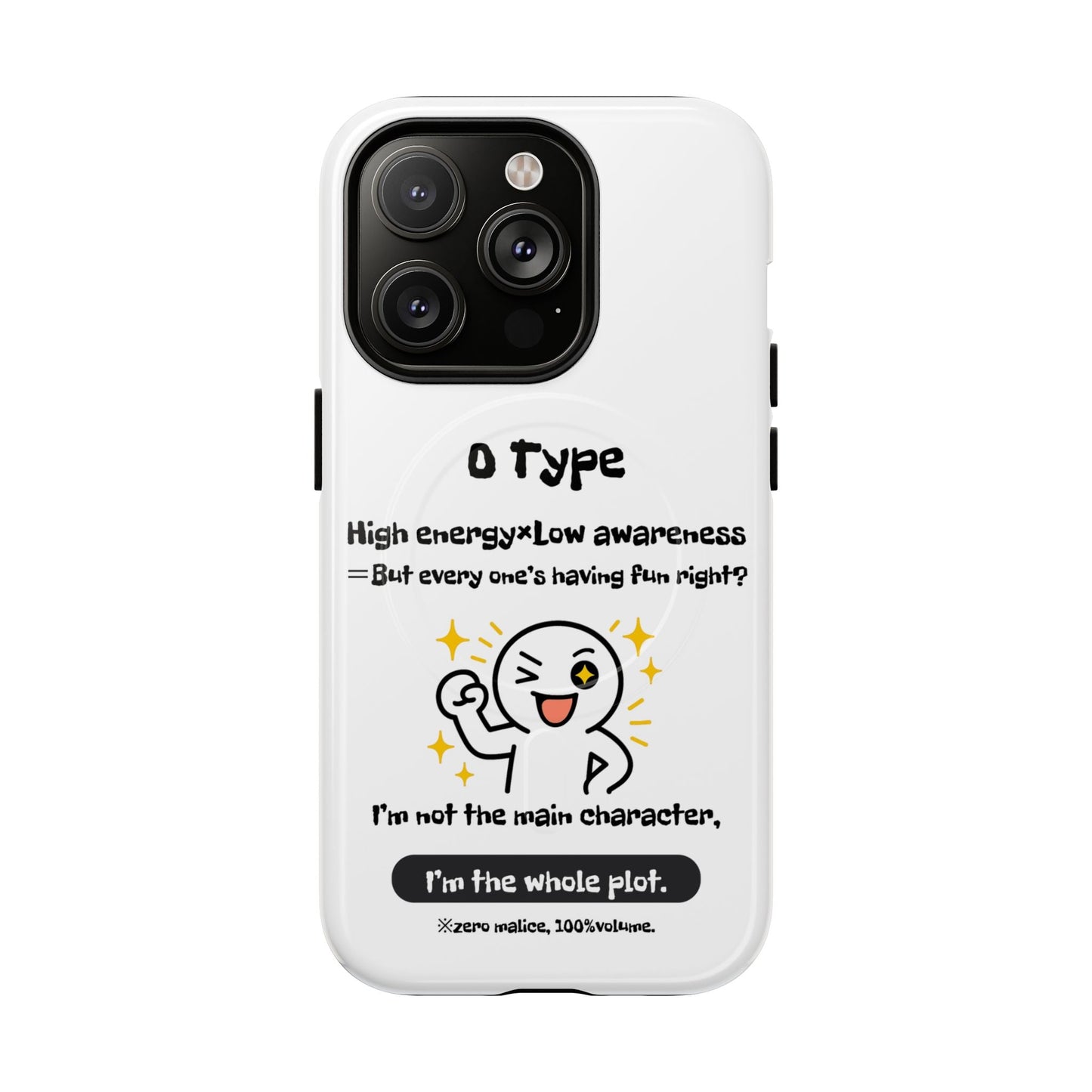 Photo of O Blood Type Phone Case Magnetic Charging Compatible & Bold Personality Design from IROHA - STUDIO