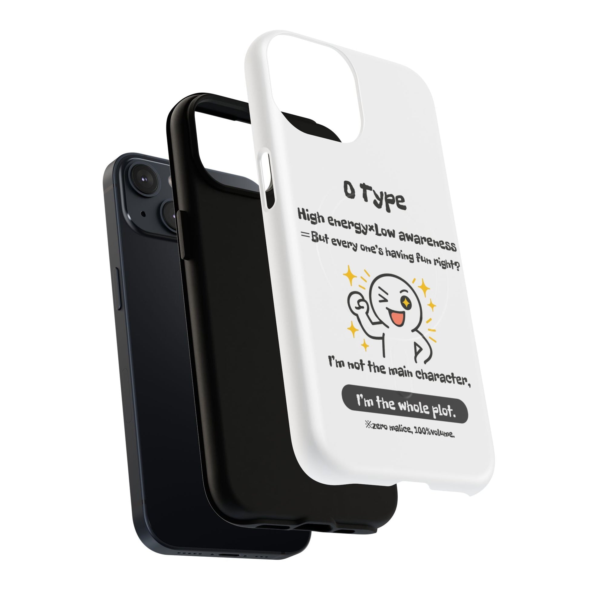 Photo of O Blood Type Phone Case Magnetic Charging Compatible & Bold Personality Design from IROHA - STUDIO