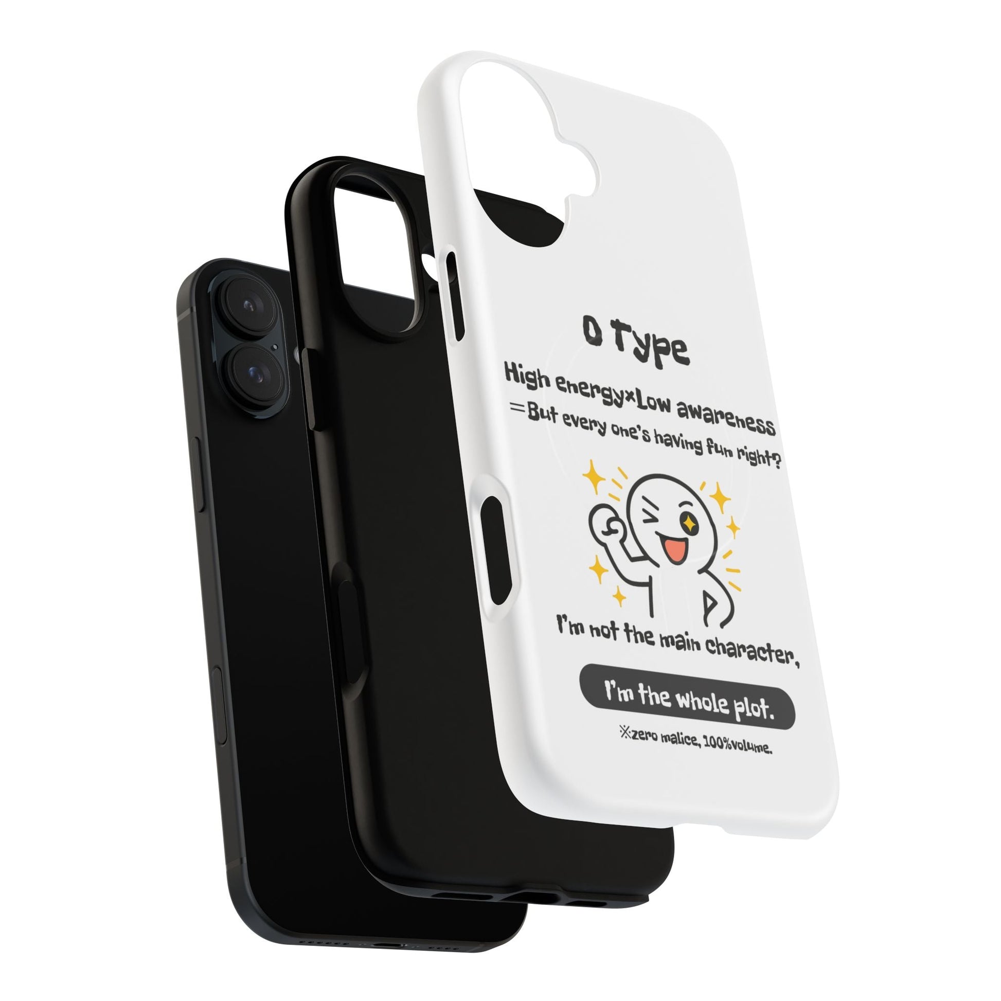 Photo of O Blood Type Phone Case Magnetic Charging Compatible & Bold Personality Design from IROHA - STUDIO