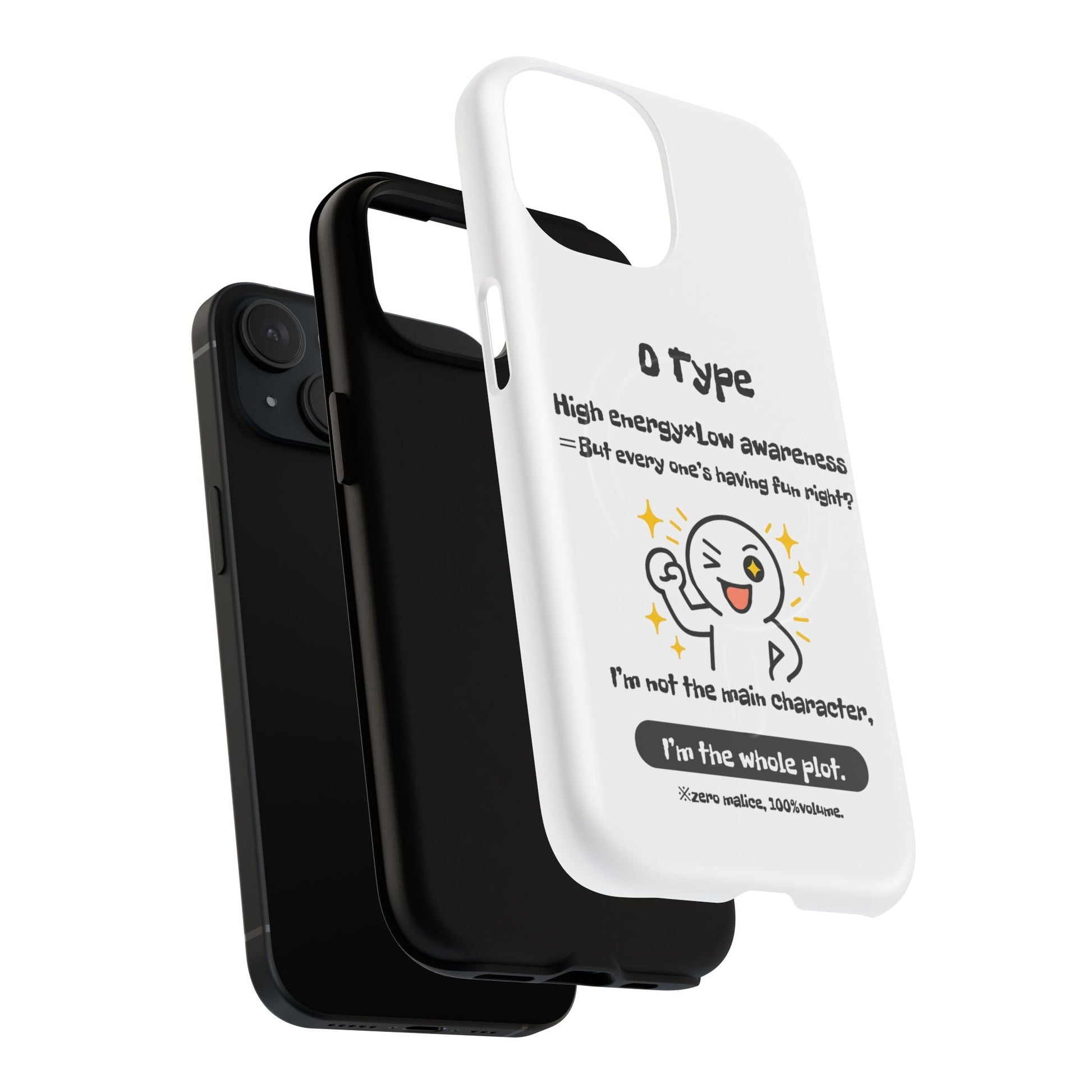 Photo of O Blood Type Phone Case Magnetic Charging Compatible & Bold Personality Design from IROHA - STUDIO