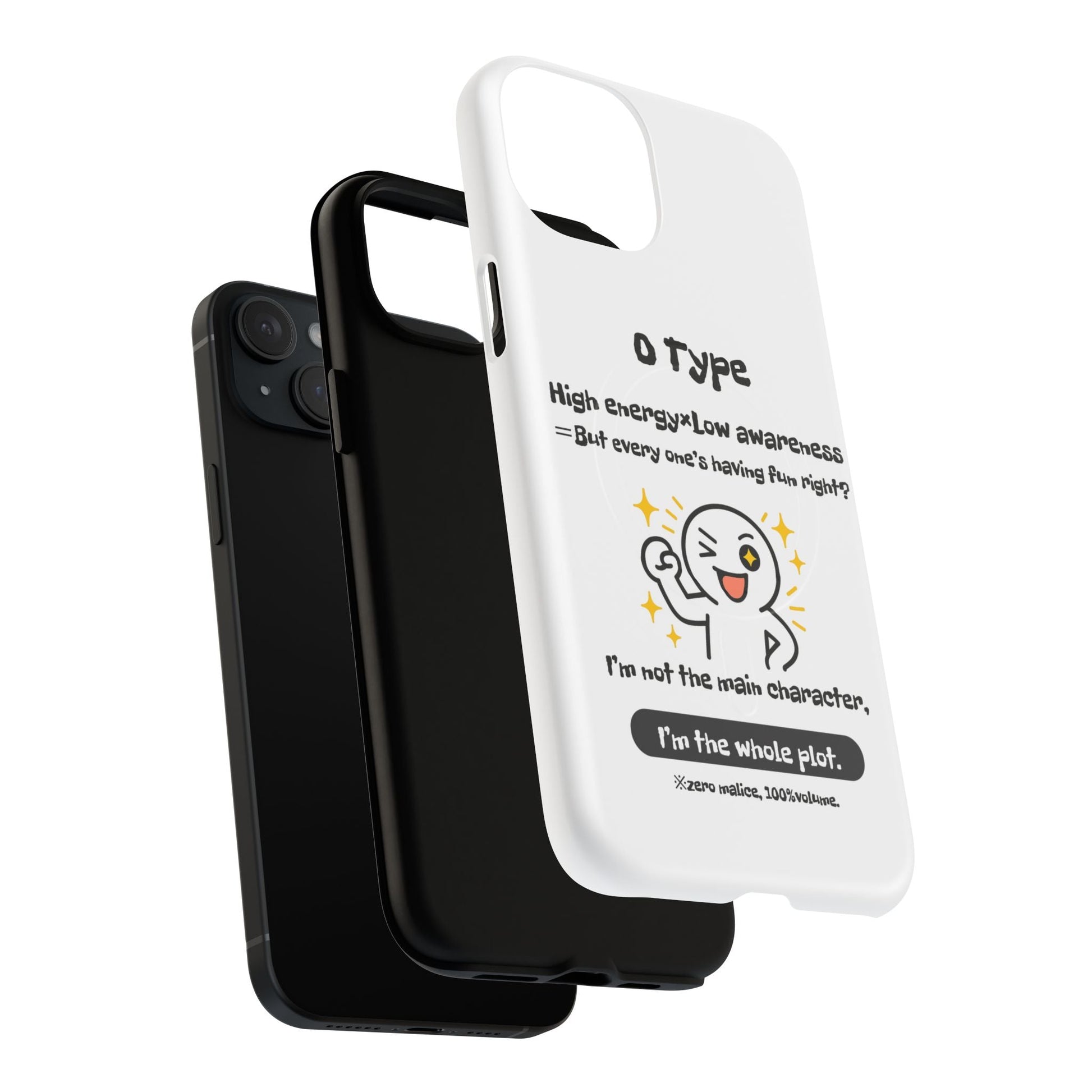 Photo of O Blood Type Phone Case Magnetic Charging Compatible & Bold Personality Design from IROHA - STUDIO