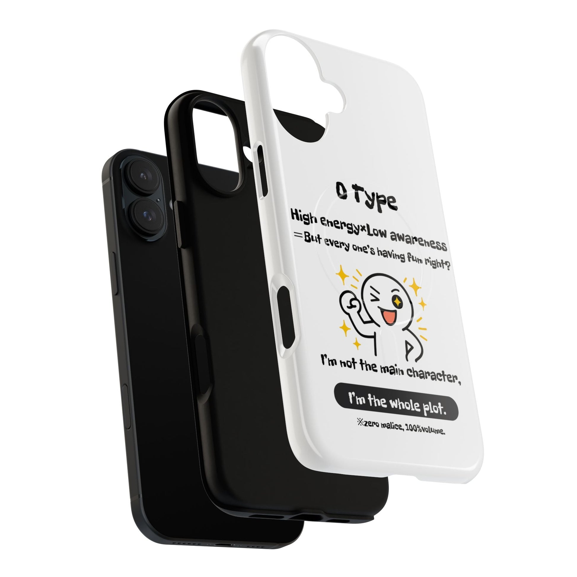 Photo of O Blood Type Phone Case Magnetic Charging Compatible & Bold Personality Design from IROHA - STUDIO