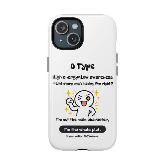 Photo of O Blood Type Phone Case Magnetic Charging Compatible & Bold Personality Design from IROHA - STUDIO