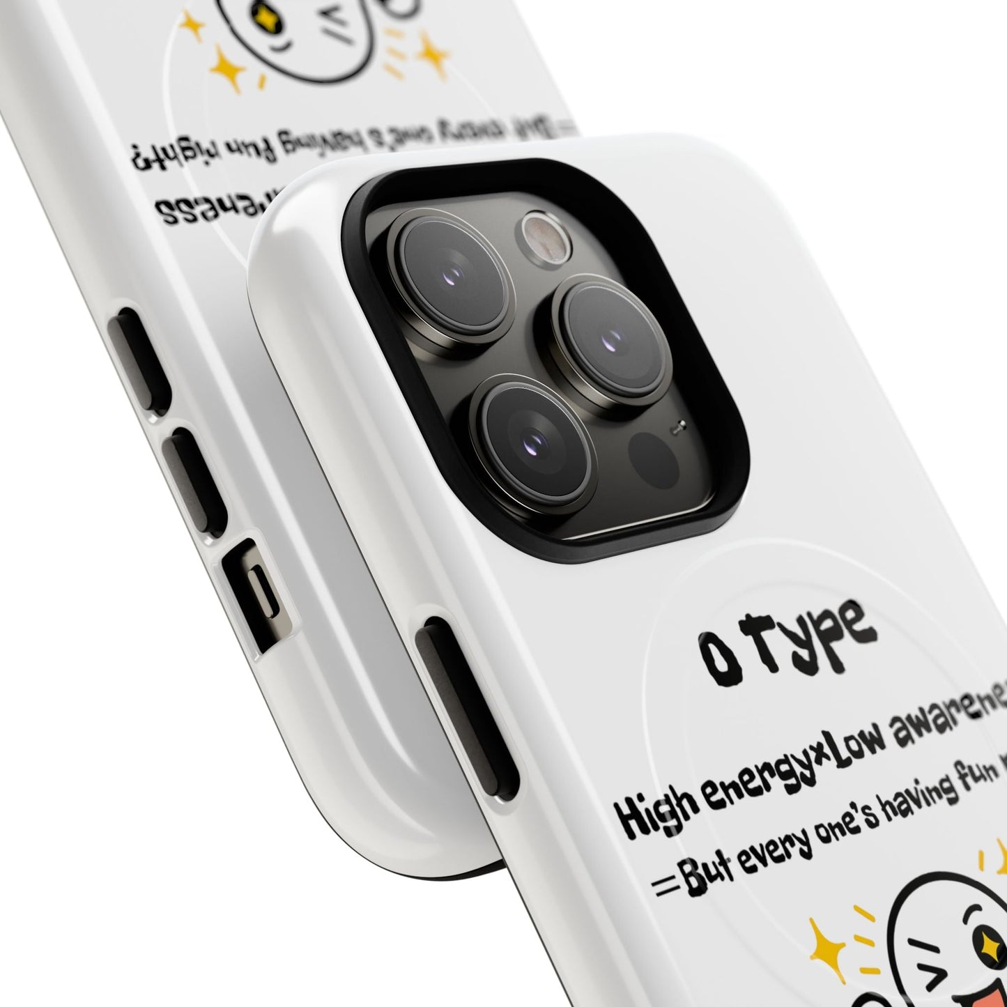 Photo of O Blood Type Phone Case Magnetic Charging Compatible & Bold Personality Design from IROHA - STUDIO
