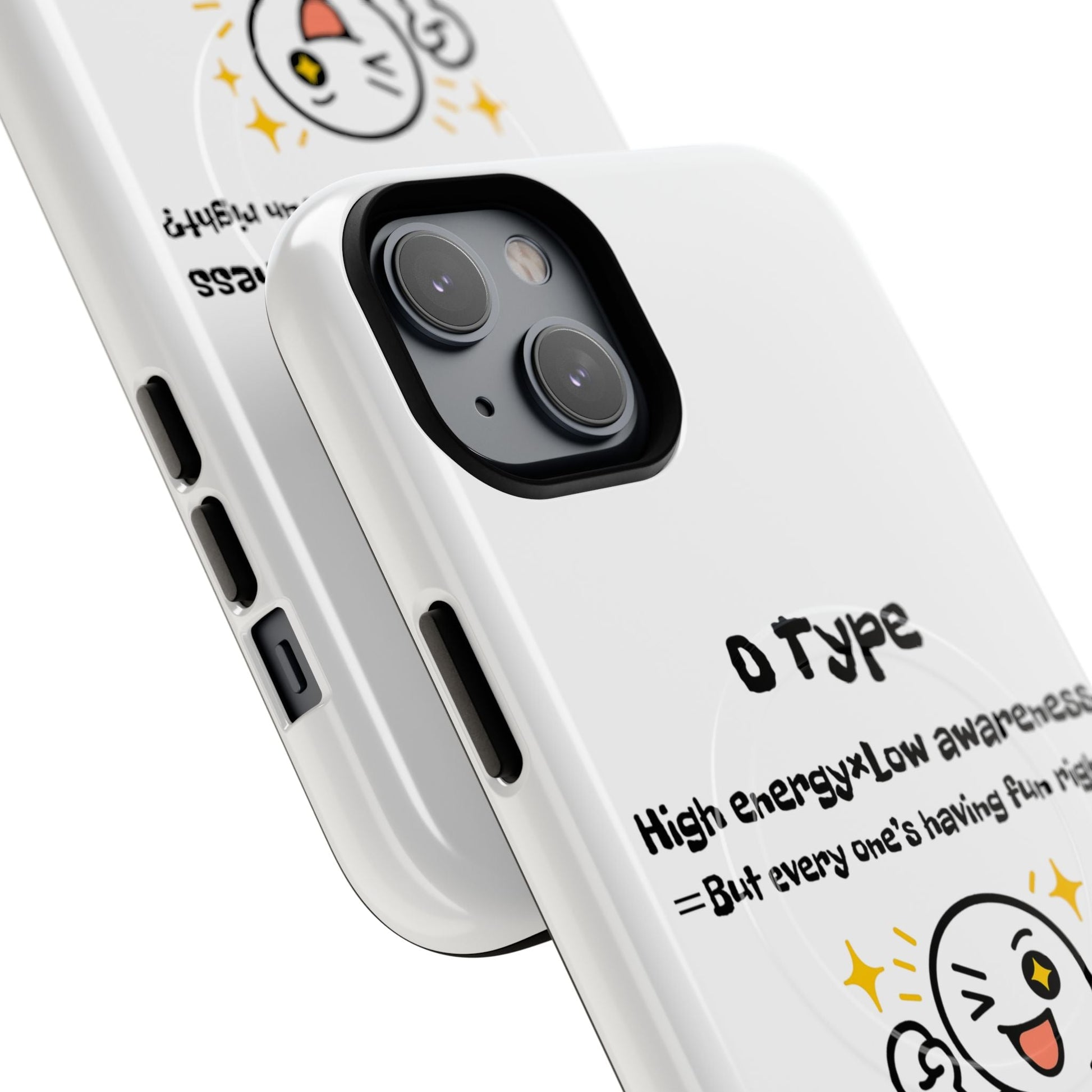 Photo of O Blood Type Phone Case Magnetic Charging Compatible & Bold Personality Design from IROHA - STUDIO